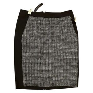Talbots Black and Gray Pencil Skirt